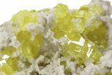 Aesthetic Sulfur Crystal Cluster - Italy #240644-2